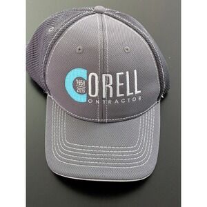 Corell Contractor Hat Baseball Cap Pacific Headwear Gray 1959-2019 50th Ann. OS